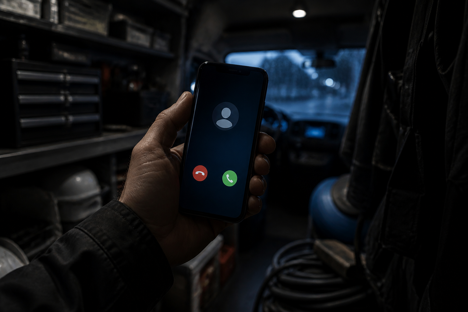A missed call instantly answered with a text reply